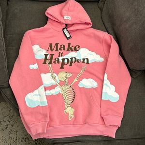 BoohooMAN Skeleton Graphic Hoodie.